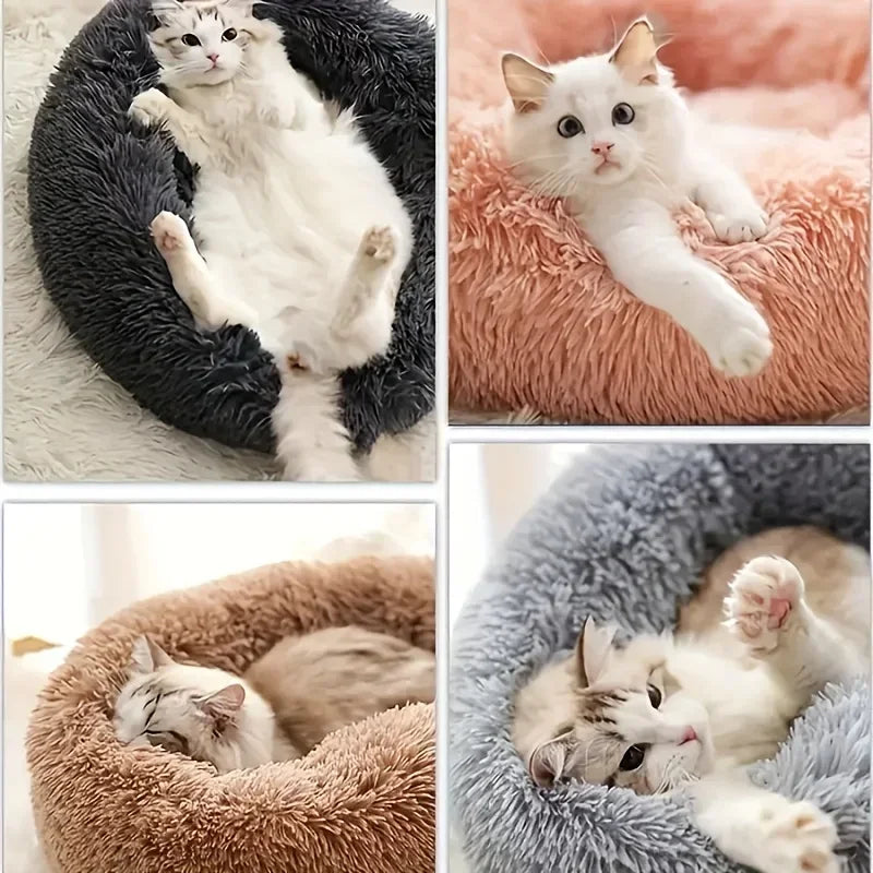 Cozy Coral Fleece Pet Bed - sizes