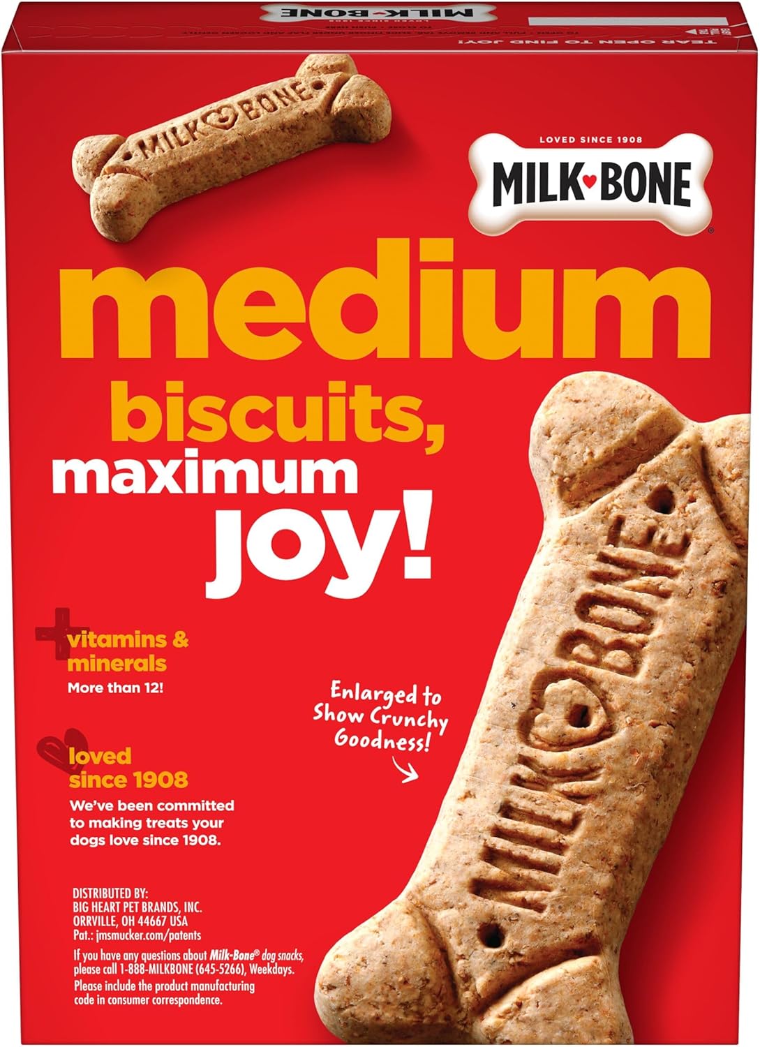 Original Dog Treats Biscuits for Medium Dogs, 24 Ounces (Packaging May Vary)