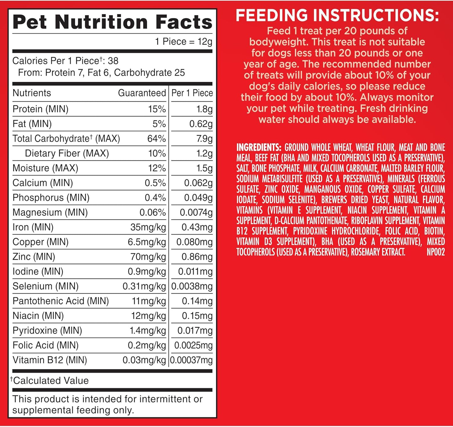 Original Dog Treats Biscuits for Medium Dogs, 24 Ounces (Packaging May Vary)