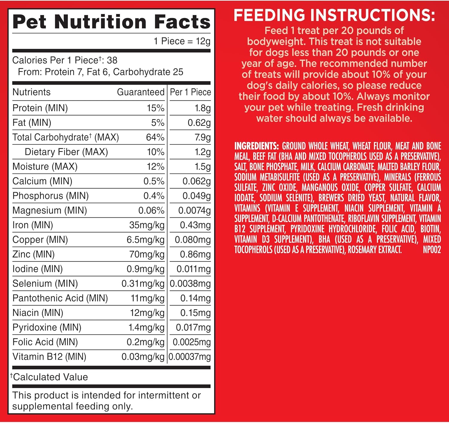 Original Dog Treats Biscuits for Medium Dogs, 24 Ounces (Packaging May Vary)