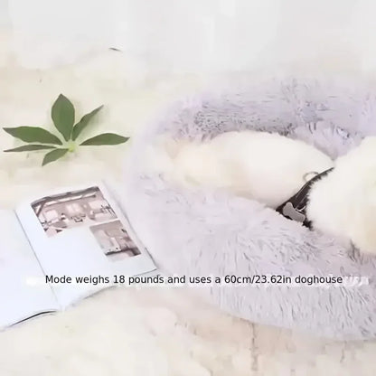 Cozy Coral Fleece Pet Bed - colors