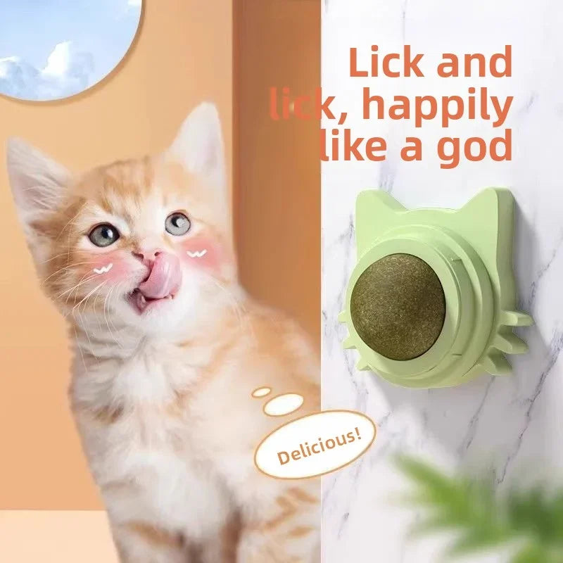Catnip Ball Cat Toys Self-Hi Cat Pet Products to Relieve Boredom and Bite-Resistant Kittens Kittens Grind Their Teeth Toy