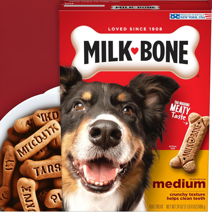 Original Dog Treats Biscuits for Medium Dogs, 24 Ounces (Packaging May Vary)