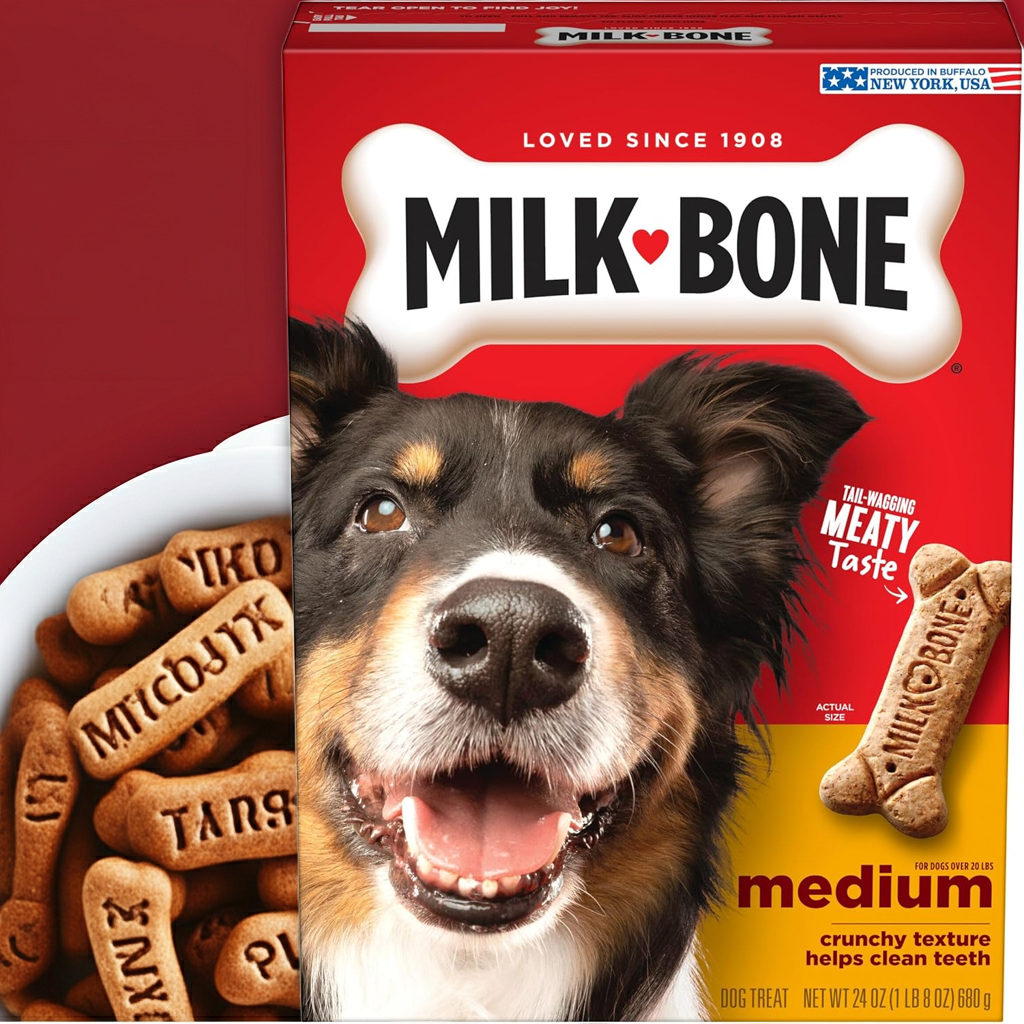 Original Dog Treats Biscuits for Medium Dogs, 24 Ounces (Packaging May Vary)